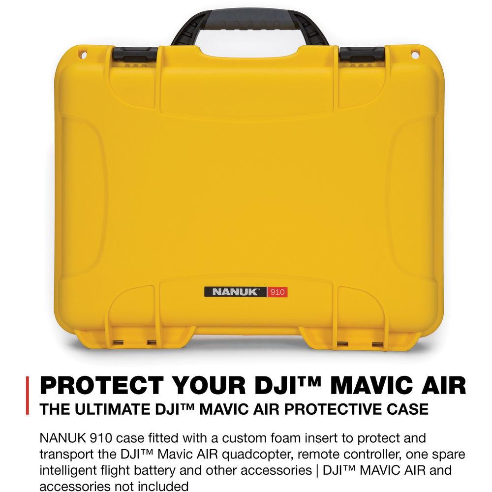Nanuk 910 Waterproof Hard Case with Insert for DJI Mavic Air