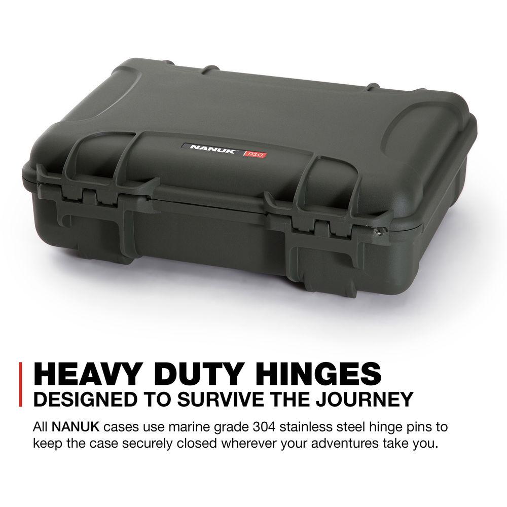 Nanuk 910 Waterproof Hard Case with Insert for DJI Mavic Air