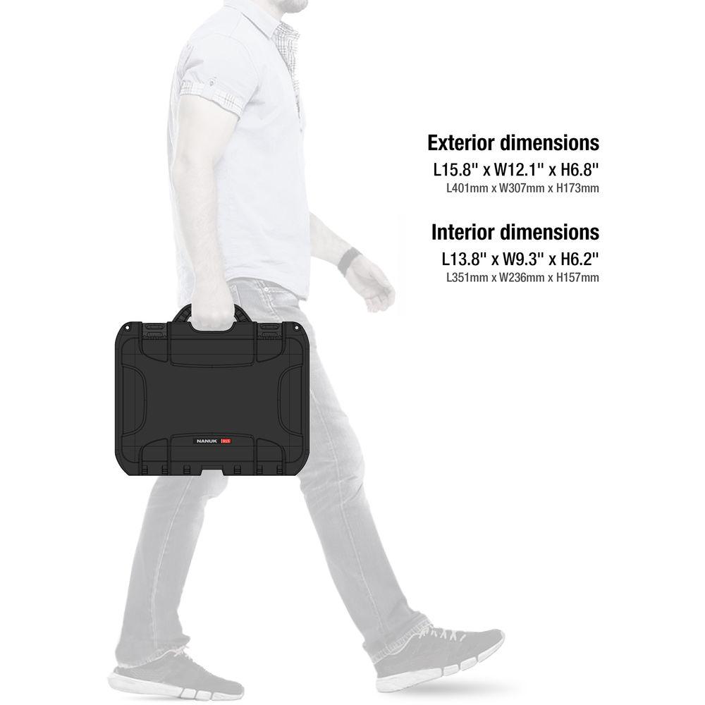 Nanuk 915 Waterproof Hard Case with Insert for DJI Mavic Air Fly More Combo