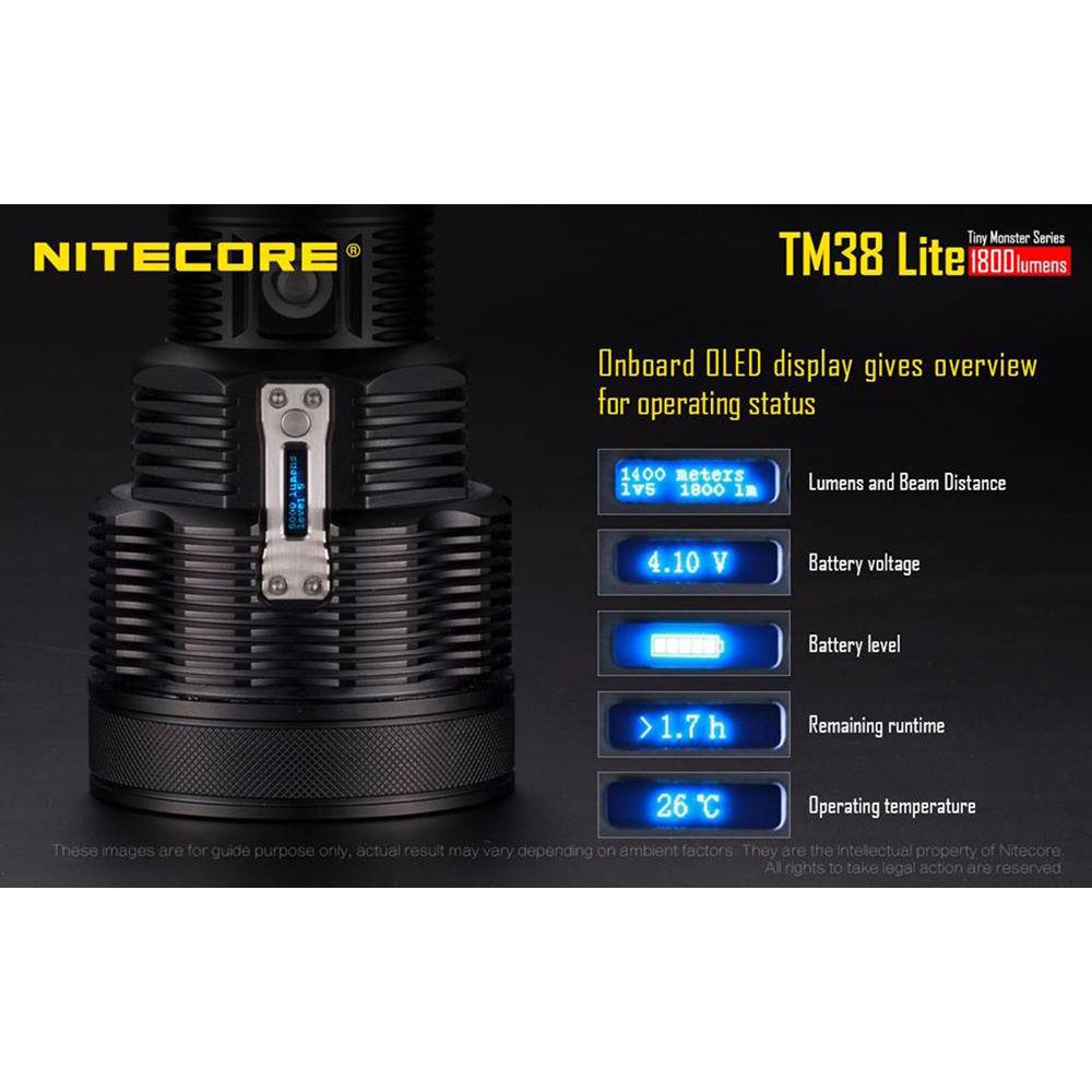 Nitecore TM38 Lite Rechargeable LED Searchlight