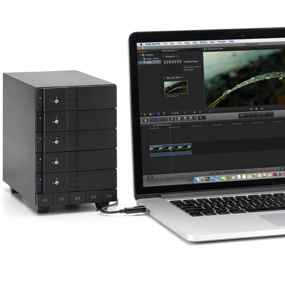 Oyen Digital Mobius 5-Bay Thunderbolt 2 Enclosure with SoftRAID