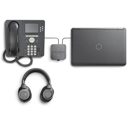 Plantronics Voyager 8200 UC Bluetooth Headset with USB Type-A Adapter