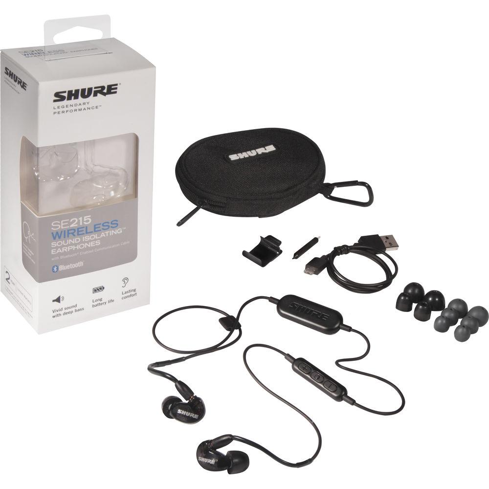 Shure SE215-BT1 Sound-Isolating Earphones with RMCE-BT1 Bluetooth Cable