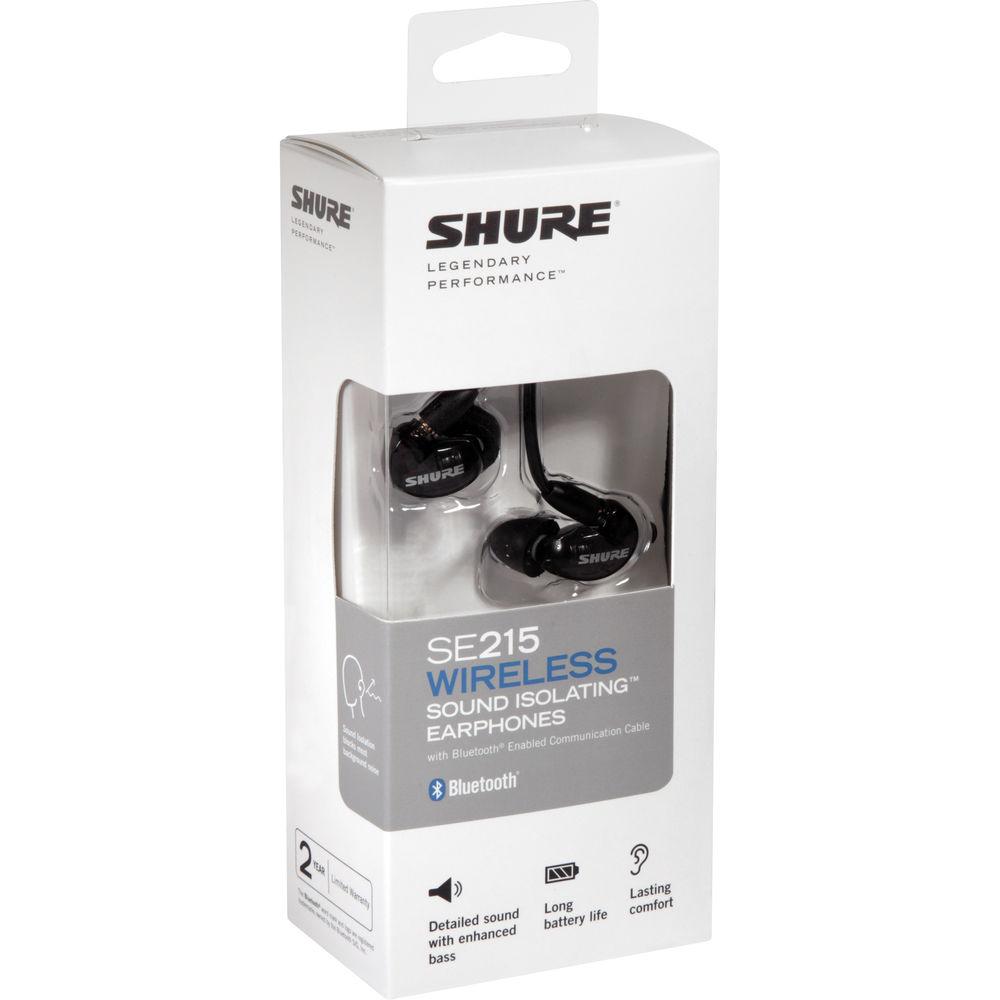 Shure SE215-BT1 Sound-Isolating Earphones with RMCE-BT1 Bluetooth Cable