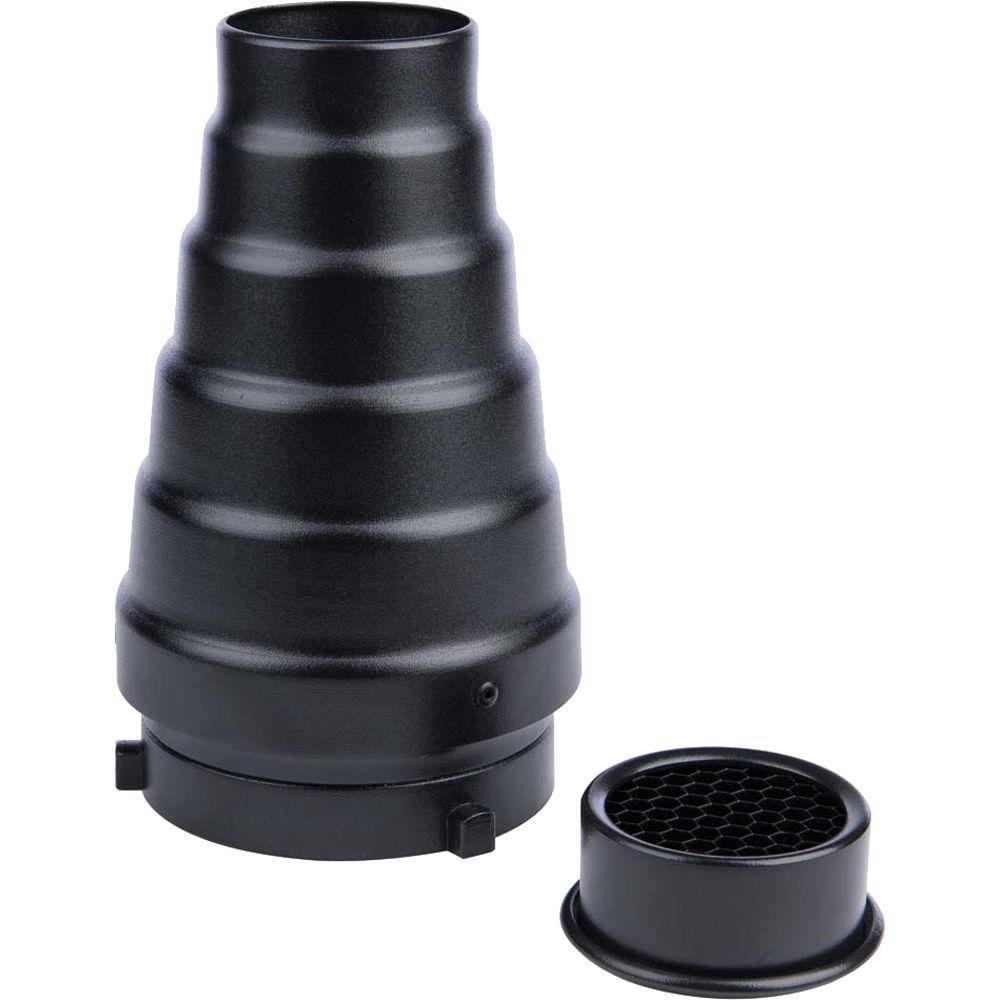 Studio Essentials Snoot with Grid Cap and Colored Gels