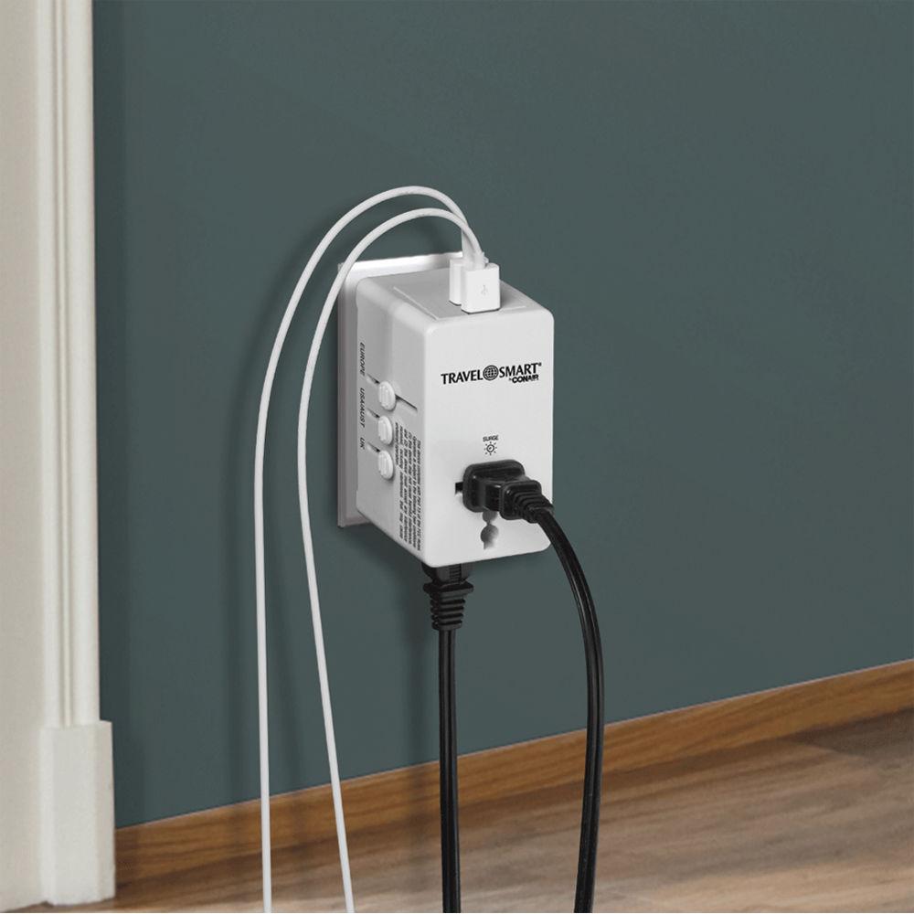 Travel Smart by Conair All-in-One Adapter Plug