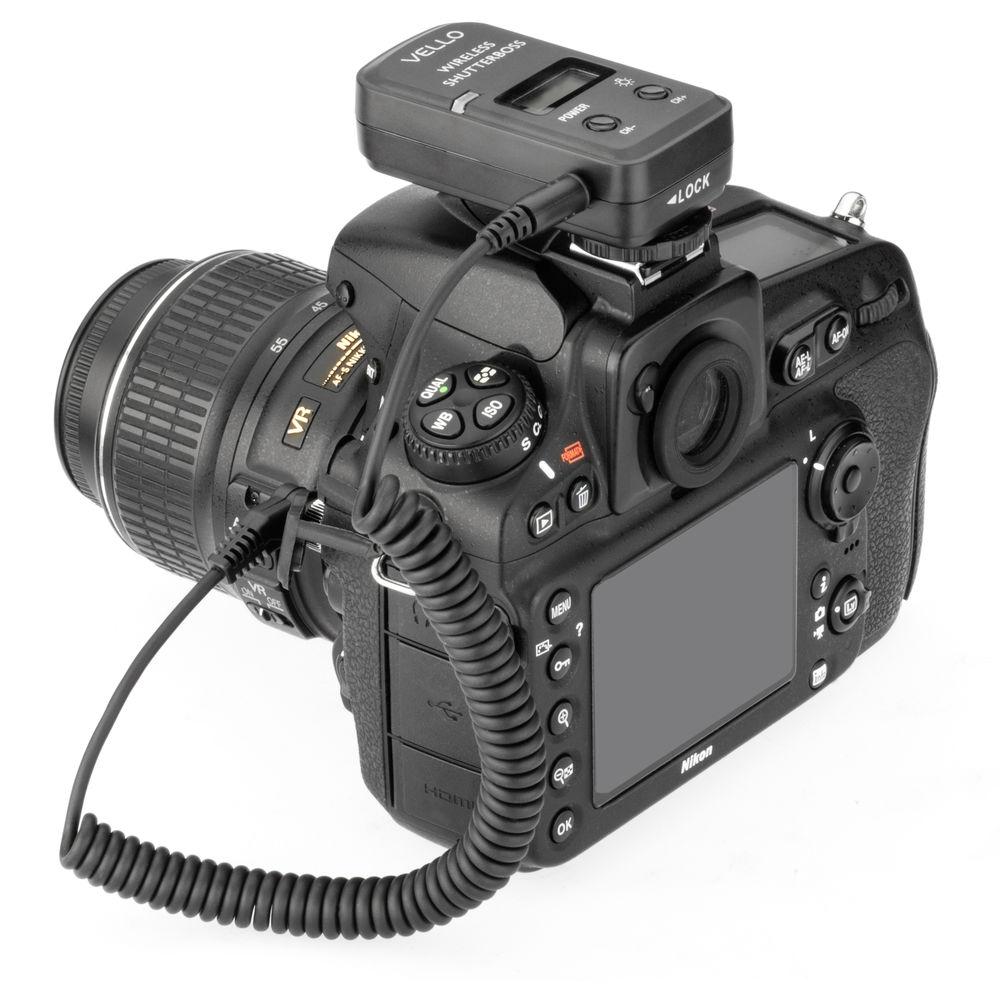 Vello Wireless ShutterBoss III Remote Switch with Digital Timer for Select Nikon Cameras