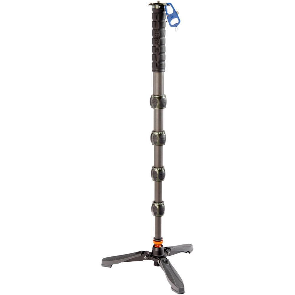 3 Legged Thing Alan Carbon Fiber Monopod with DOCZ Foot Stabilizer