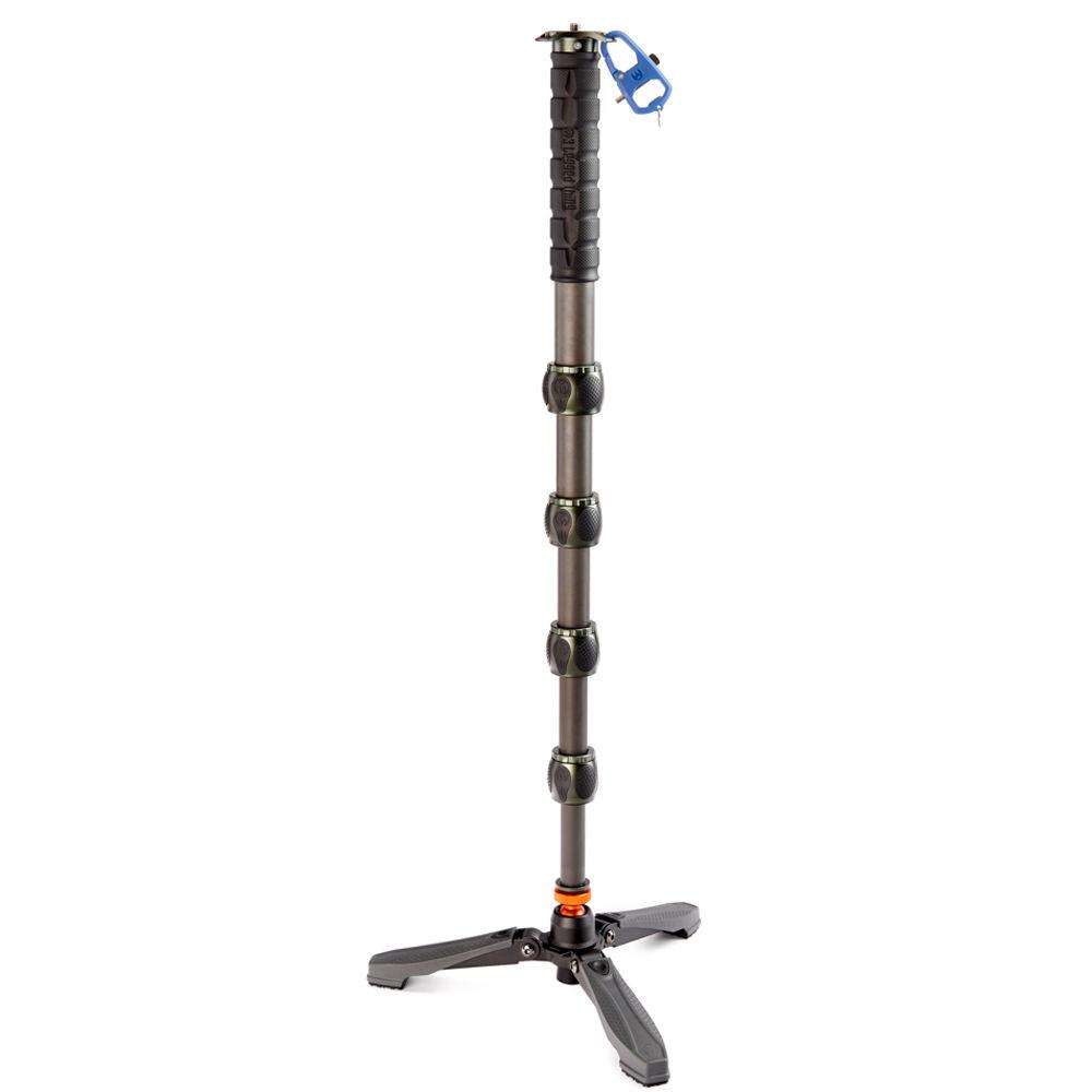 3 Legged Thing Alan Carbon Fiber Monopod with DOCZ Foot Stabilizer