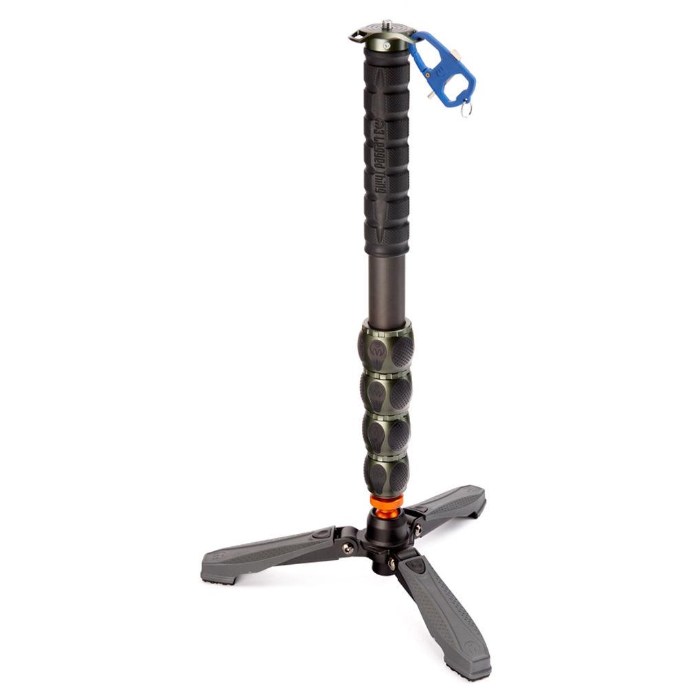3 Legged Thing Alan Carbon Fiber Monopod with DOCZ Foot Stabilizer