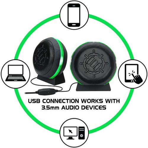 Accessory Power ENHANCE USB LED Gaming Speakers