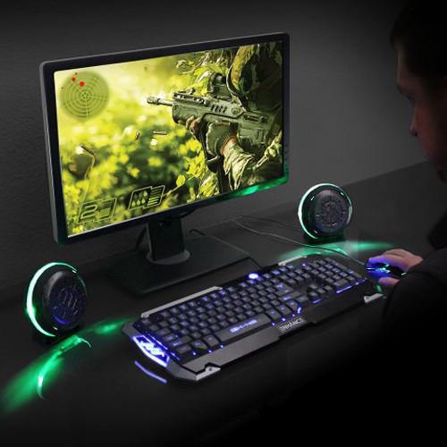 Accessory Power ENHANCE USB LED Gaming Speakers