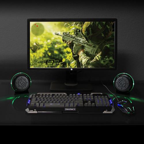 Accessory Power ENHANCE USB LED Gaming Speakers
