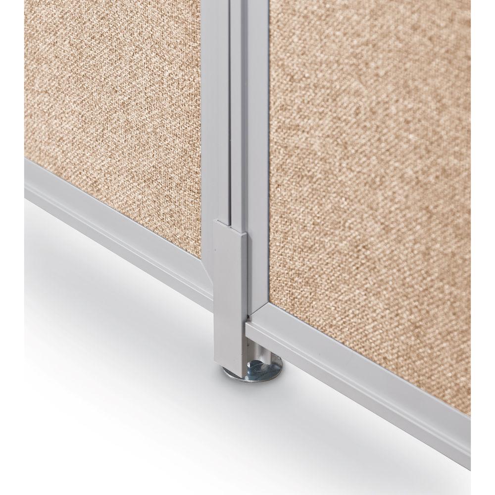 Best Rite 2-Way Straight Connector with Adjustable Leg for Standard Modular Panels