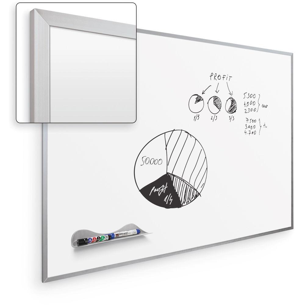 Best Rite Magne-Rite Whiteboard with Aluminum ABC Trim