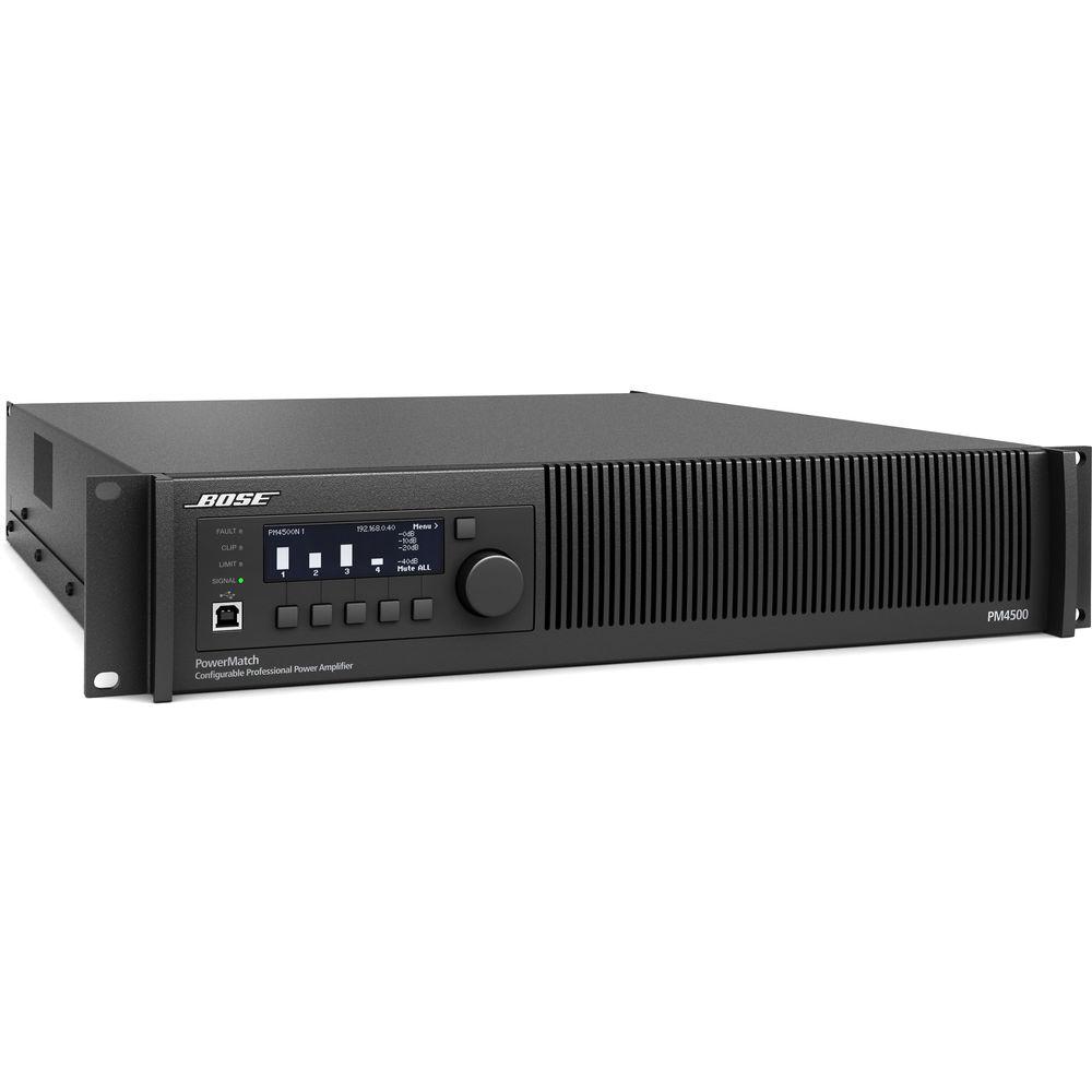 Bose Professional PowerMatch PM4500N Power Amplifier with Ethernet Network Control