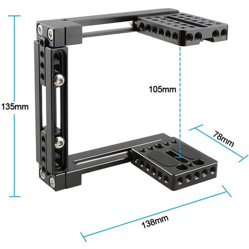 CAMVATE Dual-use Adjustable Cage for DSLR and Mirrorless Cameras