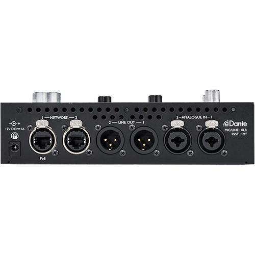Focusrite RedNet X2P 2x2 Dante Audio Interface with Red Evolution Mic Pres