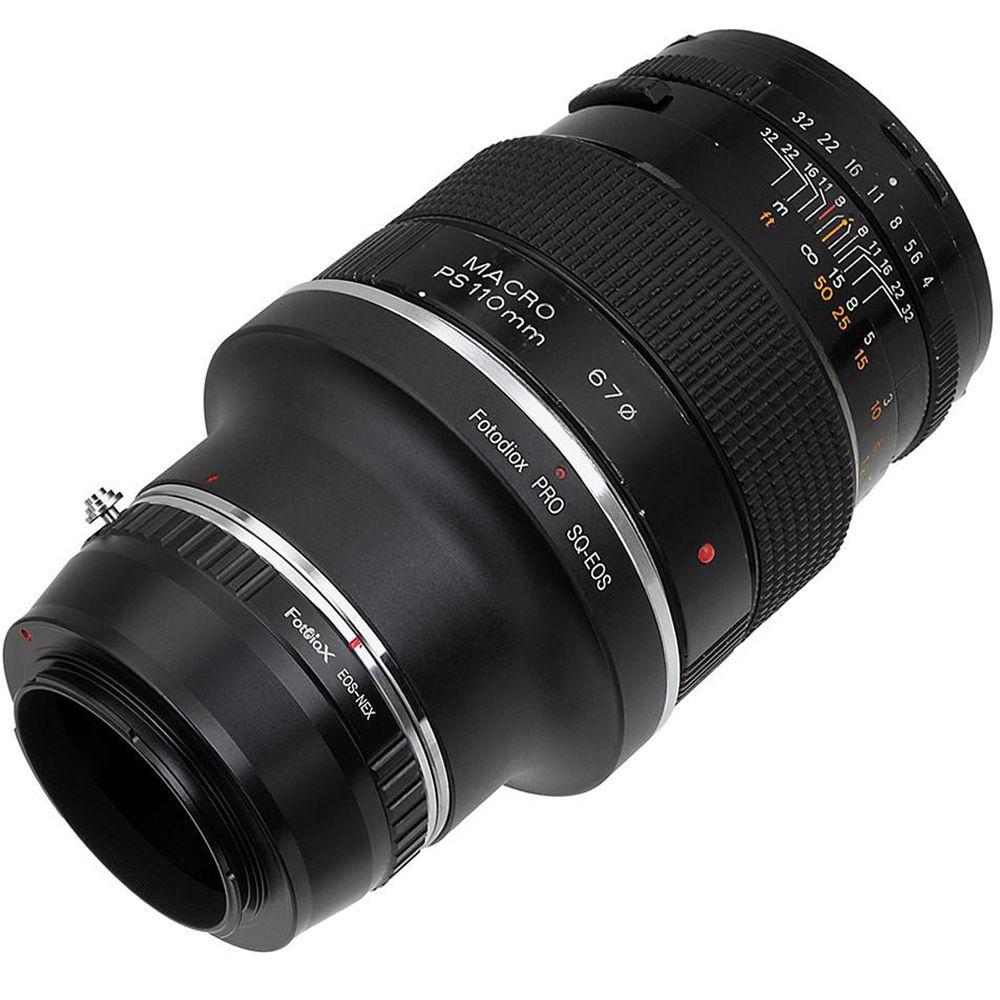 FotodioX Pro Mount Adapter for Bronica SQ-Mount Lens to Sony E Mount Camera