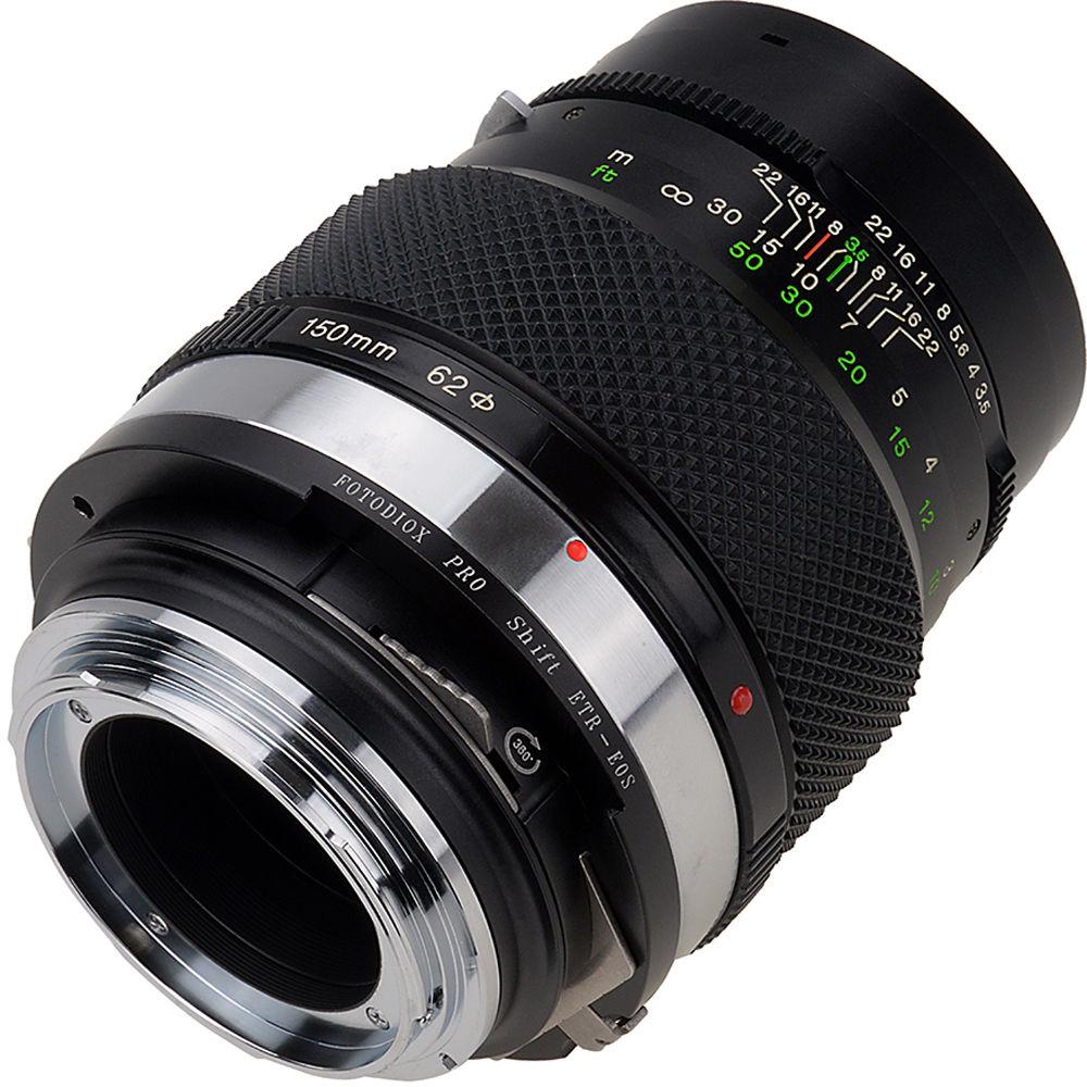FotodioX Pro Shift Mount Adapter for Bronica ETR Lens to Canon EOS Camera