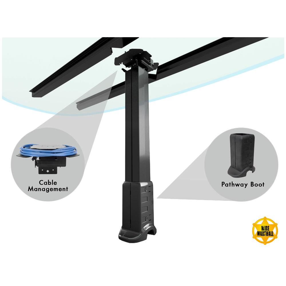 FSR Wire Marshall Complete Table-to-Floor Cable Management Kit