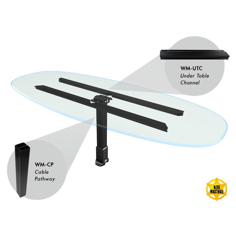FSR Wire Marshall Complete Table-to-Floor Cable Management Kit