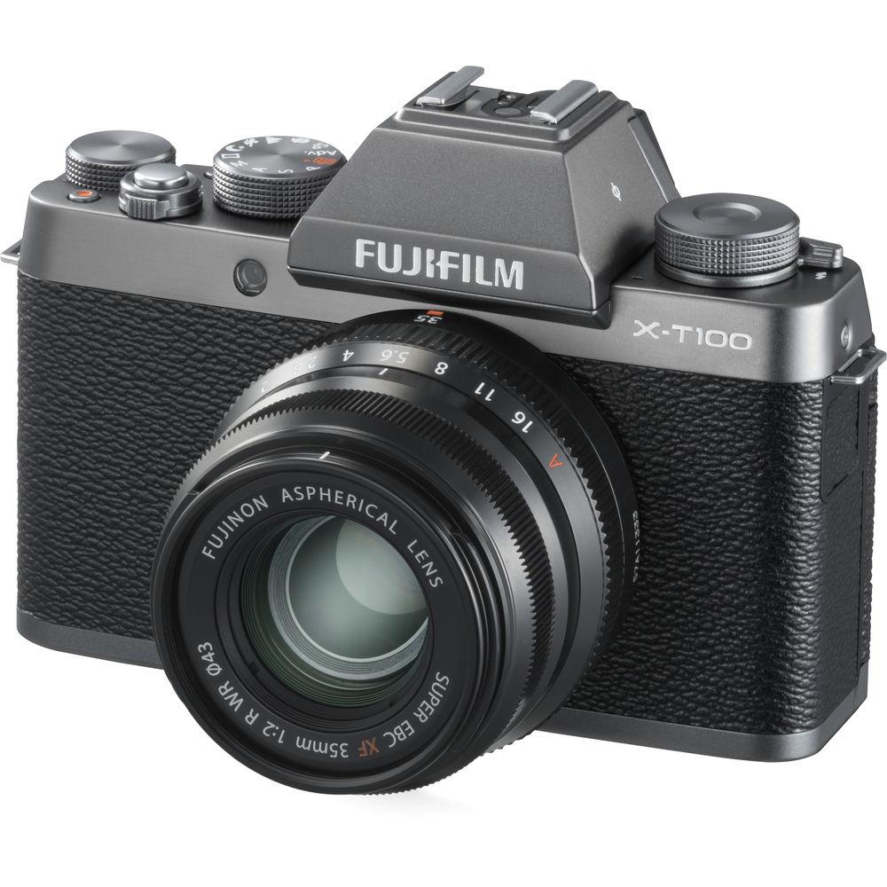 FUJIFILM X-T100 Mirrorless Digital Camera - Open Box