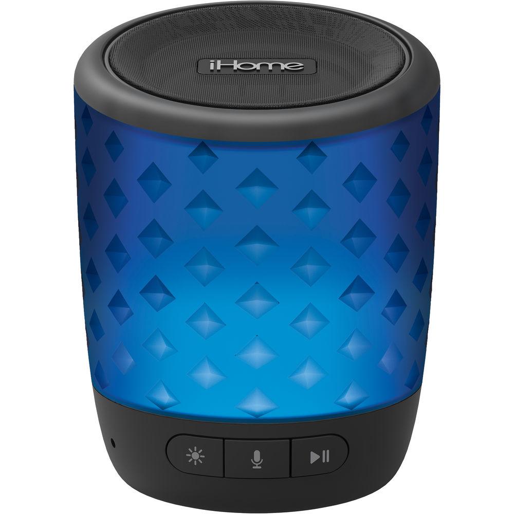 iHome iBT81B Color Changing Rechargeable Bluetooth Speaker