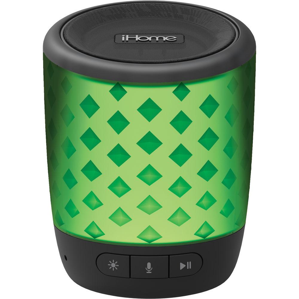 iHome iBT81B Color Changing Rechargeable Bluetooth Speaker