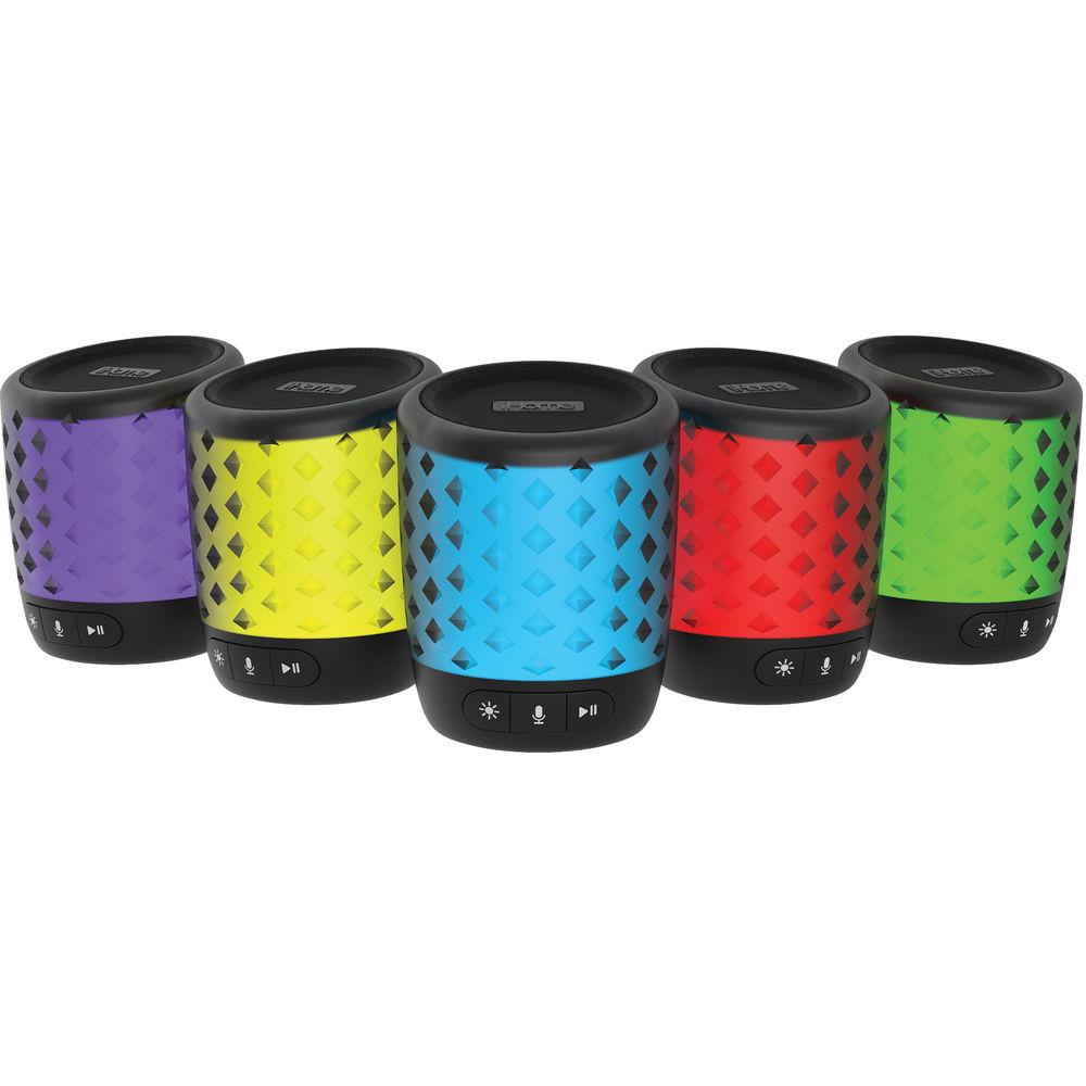 iHome iBT81B Color Changing Rechargeable Bluetooth Speaker