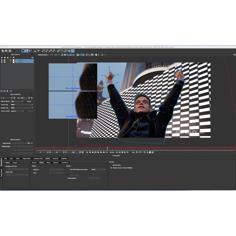 Imagineer Systems Mocha Pro 5 Upgrade BCC 10 for Adobe, Avid, and OFX