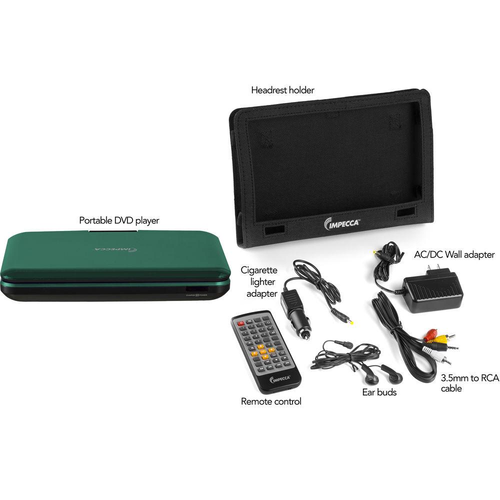 Impecca DVP-1016K 10.1" Portable DVD Player