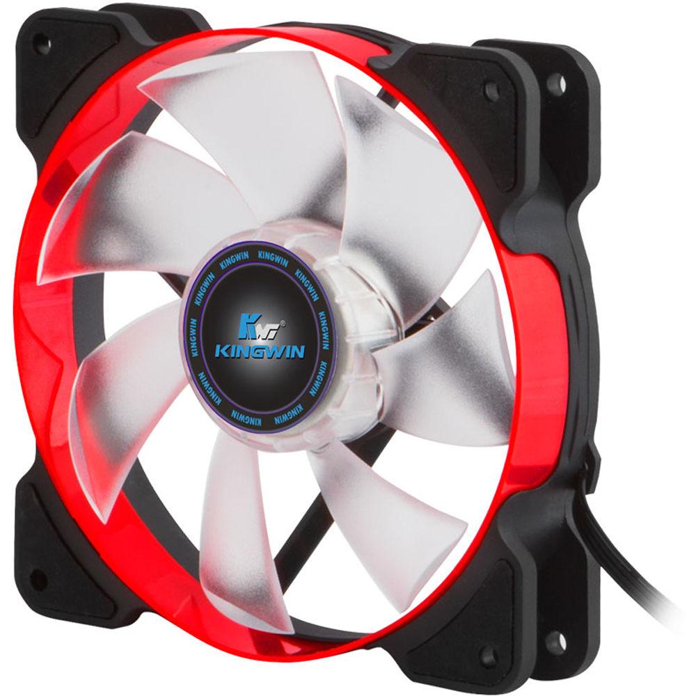 Kingwin PWM Long-Life Bearing Case Fan with Red LED for XF Mobile Rack Series