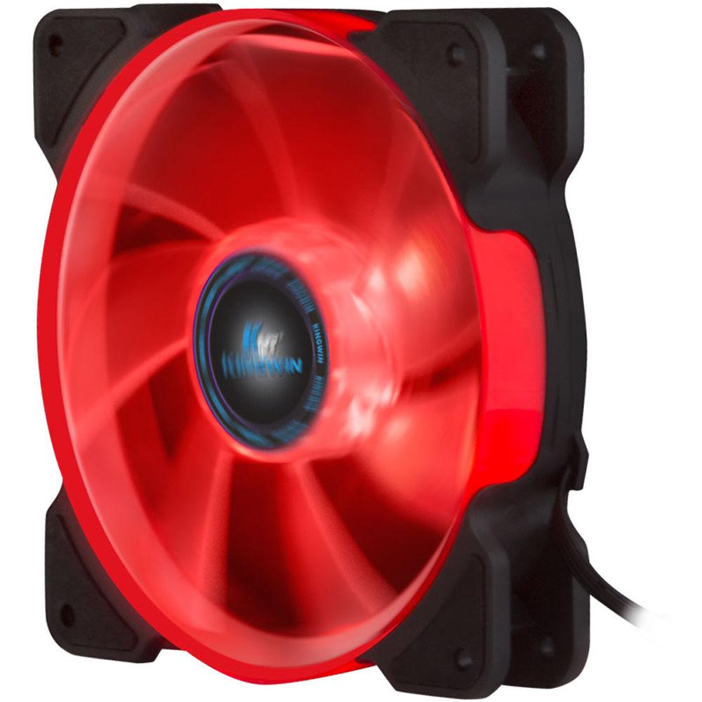 Kingwin PWM Long-Life Bearing Case Fan with Red LED for XF Mobile Rack Series
