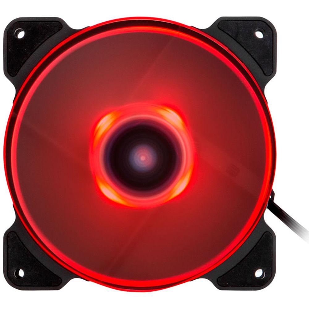 Kingwin PWM Long-Life Bearing Case Fan with Red LED for XF Mobile Rack Series
