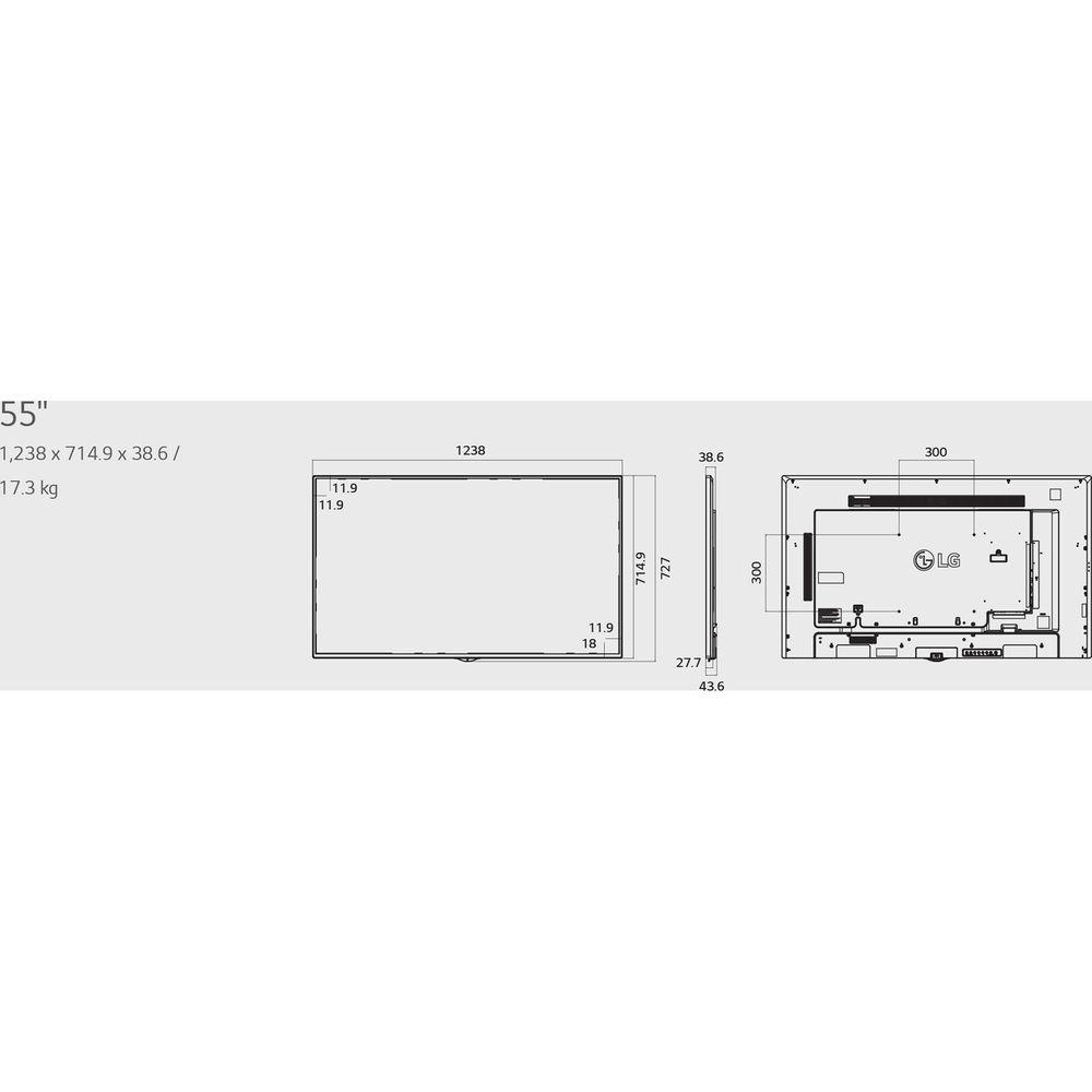LG 55SE3D-B 55" Commercial Digital Display