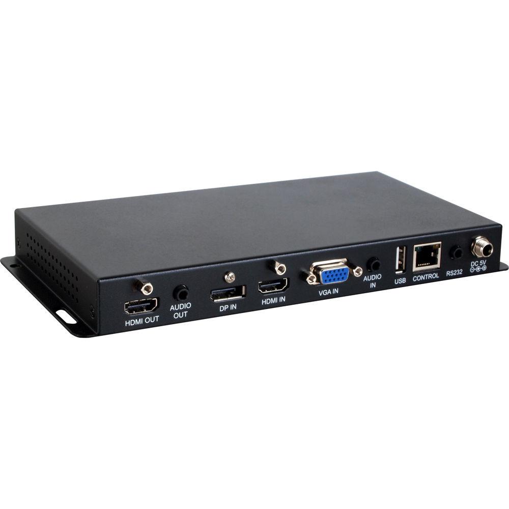 Link Bridge HDMI 2.0 Scaler with HDMI DisplayPort VGA Input