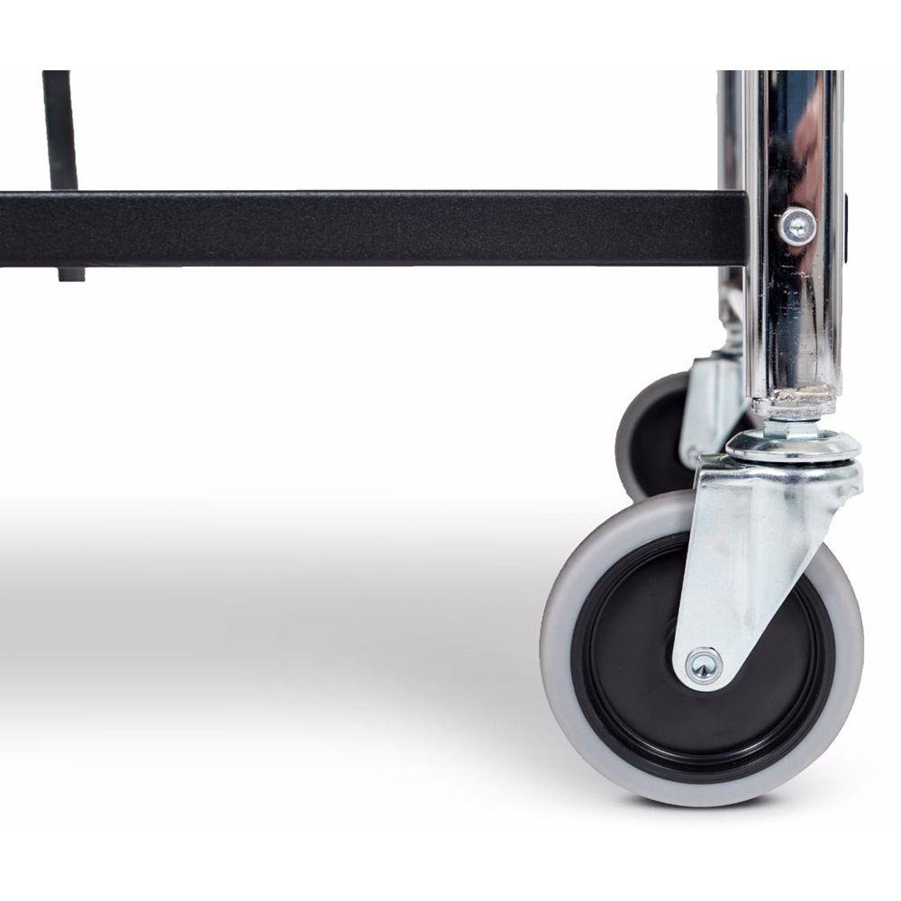 Luxor Two-Shelf Collapsible Metal Utility Cart