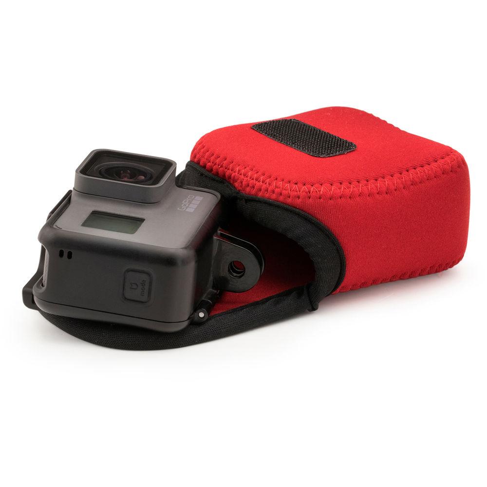 MegaGear Ultra-Light Neoprene Camera Case for Gopro Hero 6, Hero 5 and Sony RX0 1.0 with Carabiner