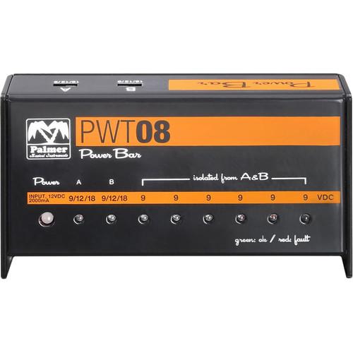 Palmer PWT08 8-Output Universal 9V Pedalboard Power Supply
