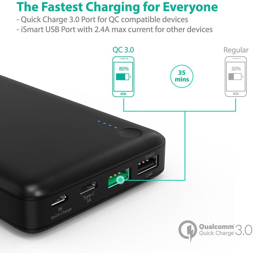 RAVPower 20,100mAh Turbo Portable Battery Pack
