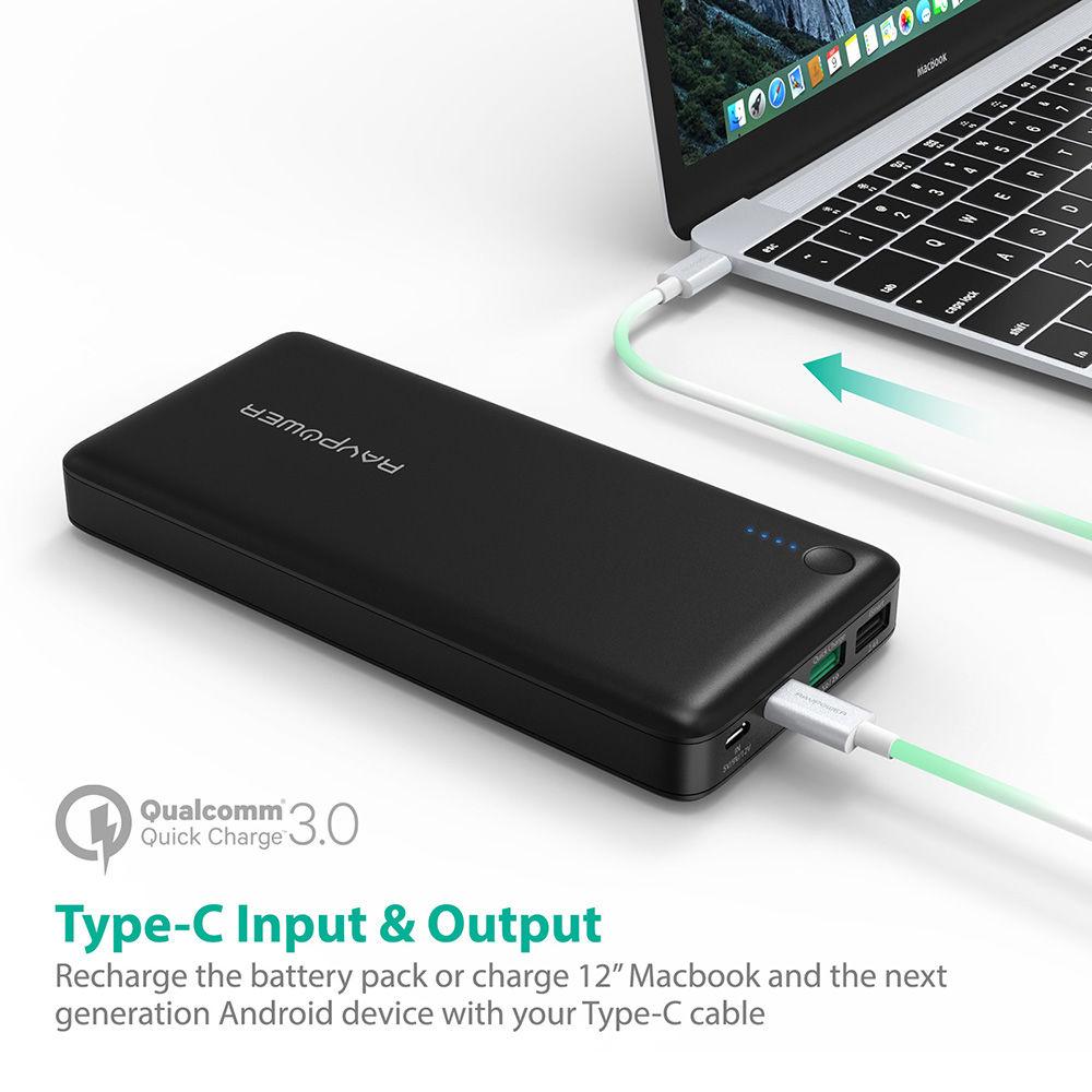 RAVPower 20,100mAh Turbo Portable Battery Pack
