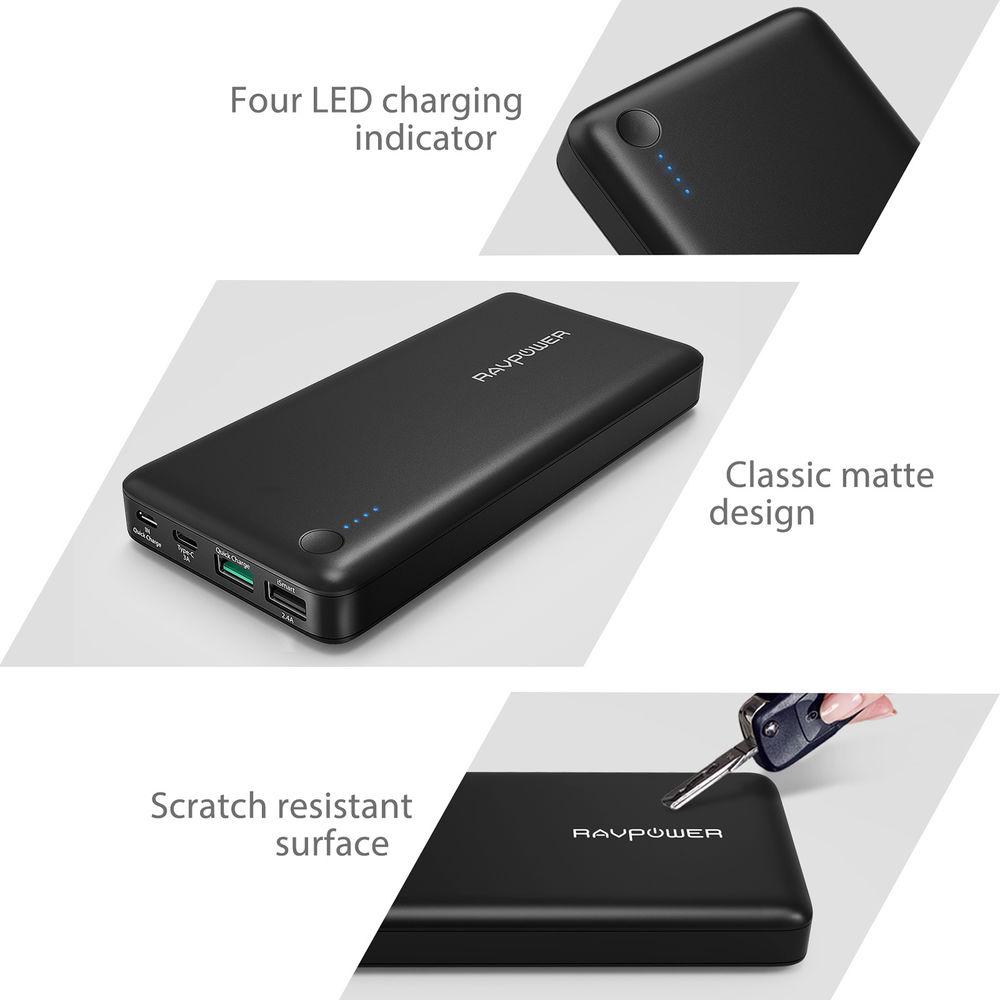 RAVPower 20,100mAh Turbo Portable Battery Pack