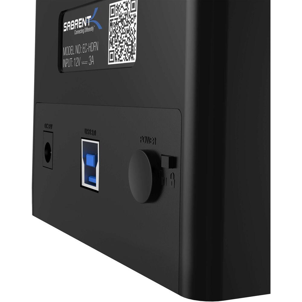 Sabrent 2.5" 3.5" SATA to USB 3.0 Dual Bay External Hard Drive Docking Station