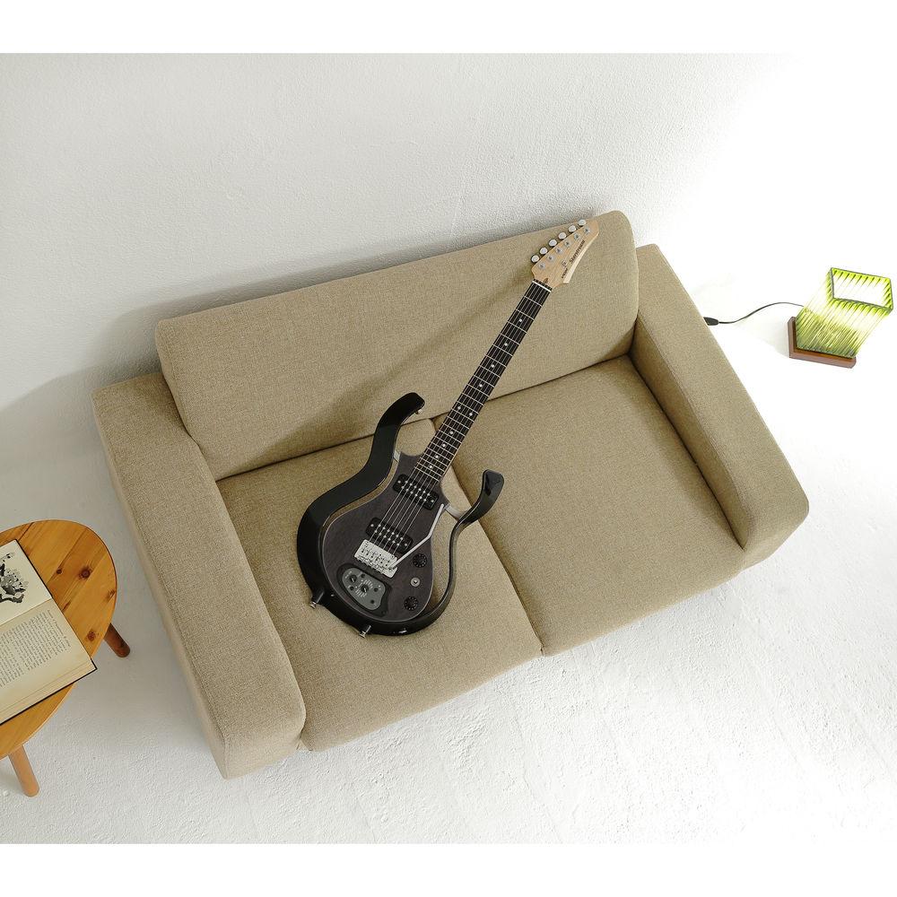 VOX Black Frame Electric Guitar with Semi-Gloss Red Body