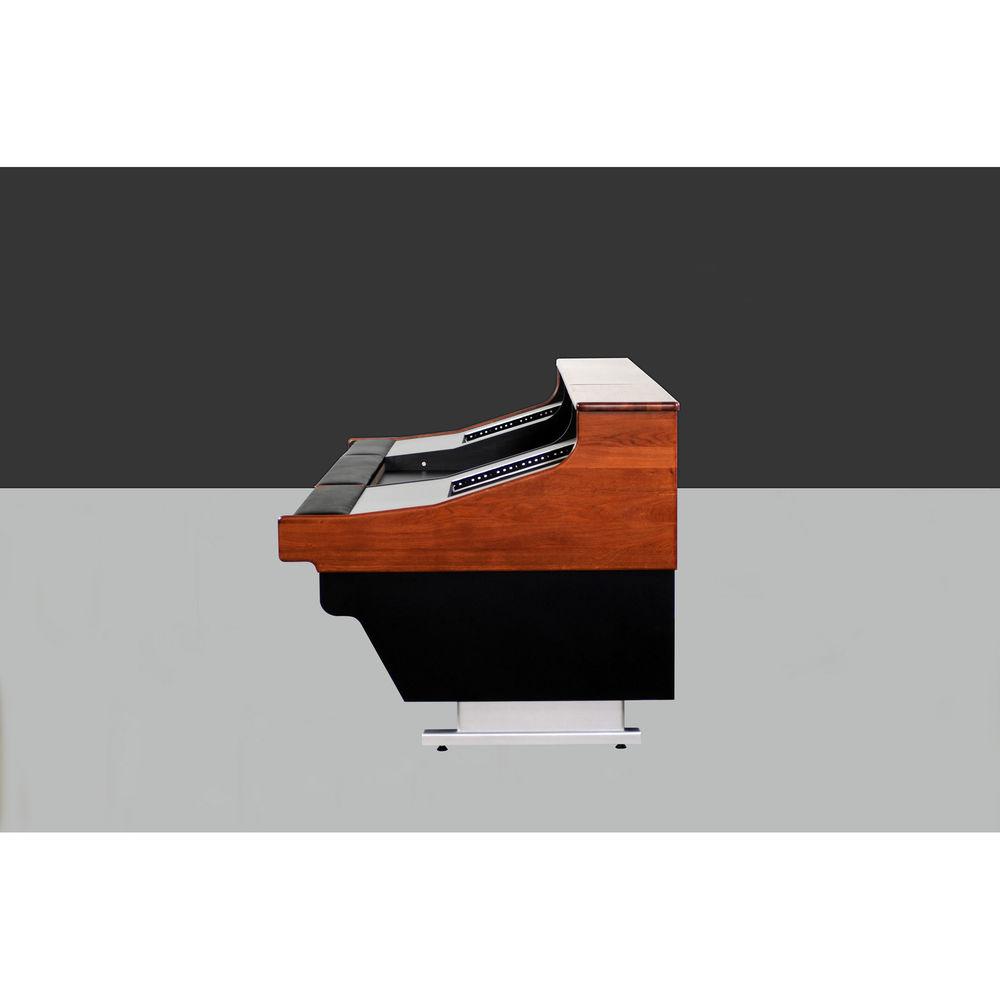 Zaor Felix Studio Desk with Dual 8 RU Rack Bays for Medium Large Mixers