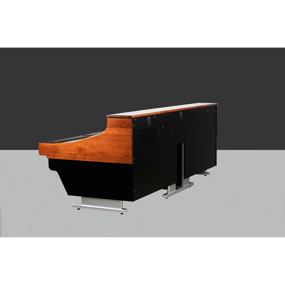 Zaor Felix Studio Desk with Dual 8 RU Rack Bays for Medium Large Mixers