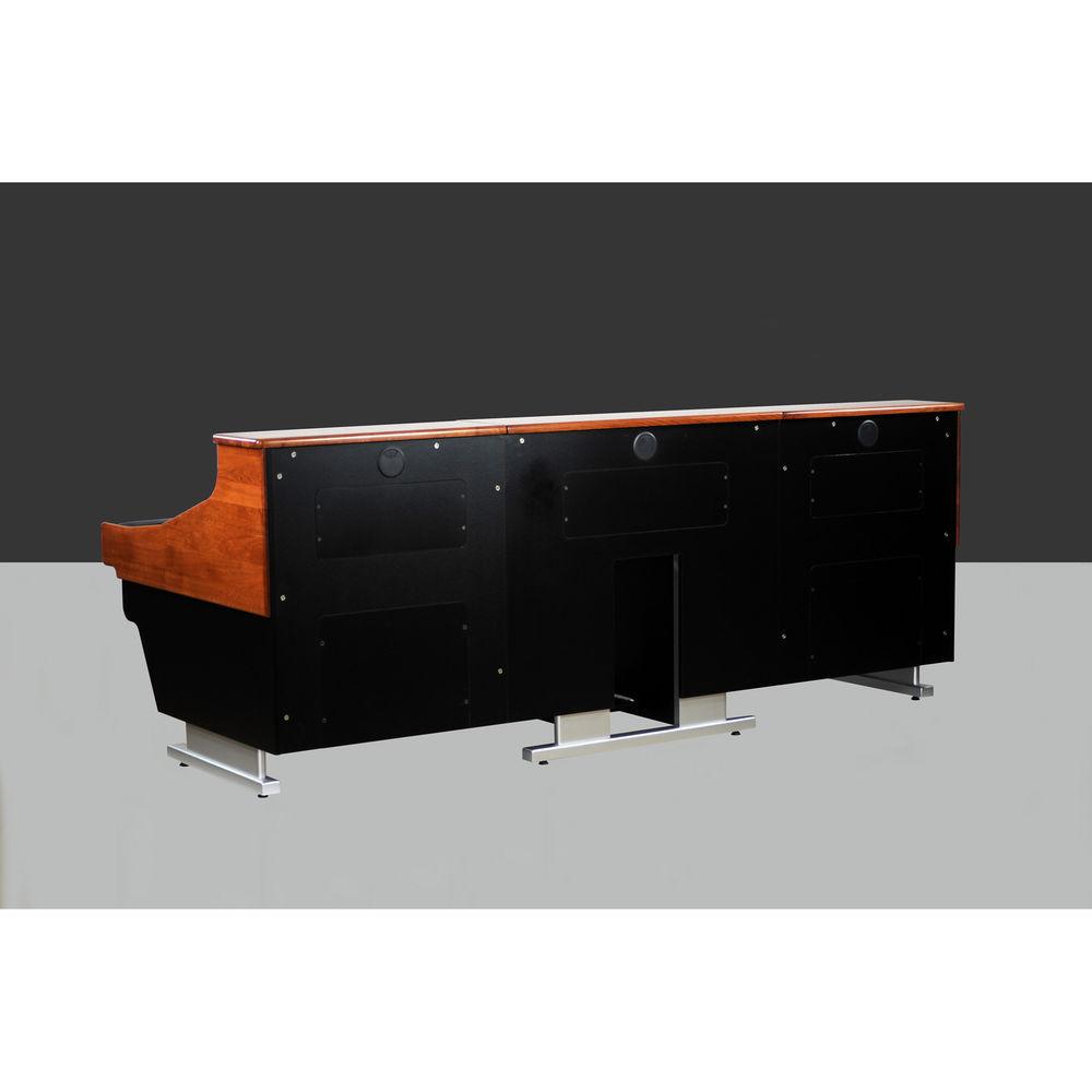 Zaor Felix Studio Desk with Dual 8 RU Rack Bays for Medium Large Mixers