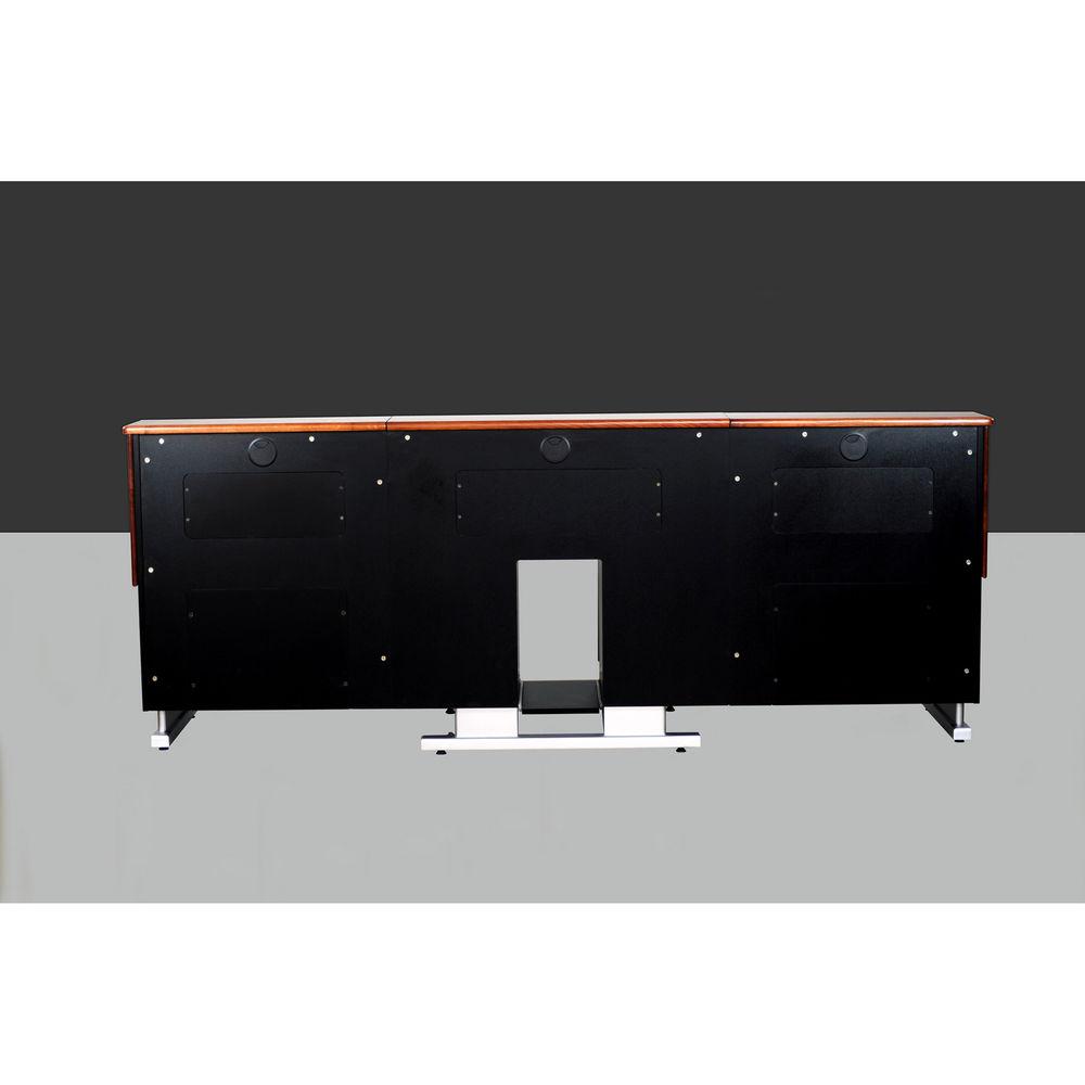 Zaor Felix Studio Desk with Dual 8 RU Rack Bays for Medium Large Mixers