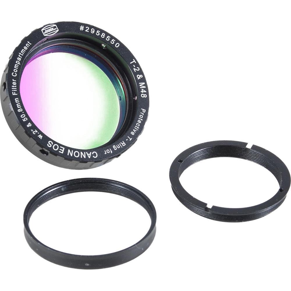 Alpine Astronomical Baader Canon EOS Wide T-Ring System with 2" Clear Filter